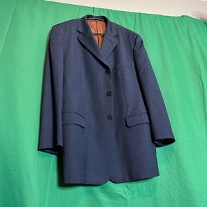 LUBIAM $950 Super 100s virgin wool blazer / jacket Italy